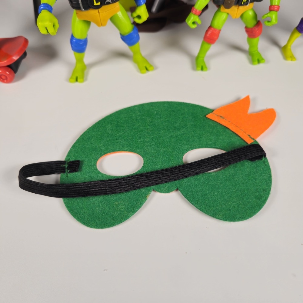 Teenage Mutant Ninja Turtles TMNT Toy Lot Shell Backpack Mask Walkie Talkies Fig - Picture 8 of 12